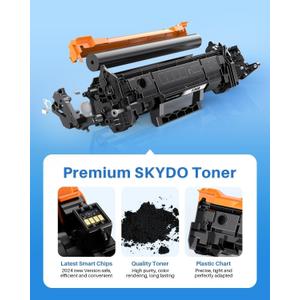 (with Chip) Compatible 134A Black Toner Cartridge Replacement for HP 134 A 134X W1340A W1340X Toners Use with Laserjet M209dw MFP M234dw M234sdw M234sdn Printer (2 Pack)