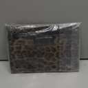 Storage Bag with Combination Lock 11" x 7.5" Money Cosmetic Organizer Medicine Lock Bag Travel Storage Case Pouch Great Christmas Gift for Women Leopard