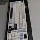 AULA S98 Pro Wireless Mechanical Keyboard, Smart Screen & Knob, Tri-Mode BT5.0/USB-C/2.4GHz Creamy Keyboard, Pre-lubed Linear Switches, Hot Swappable RGB Backlit Computer Gaming Keyboards (White & Blue)