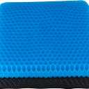 Yimiyaa Gel Seat Cushion, Double Thick Egg Gel Cushion for Pressure Pain Relief, Breathable Wheelchair Cushion Chair Pads for Car Seat Office Chair