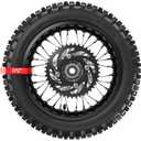 1PZ 12mm Axle Wheel Disk Brake 80/100-12 Tire Tube 12 inch Rear Rim