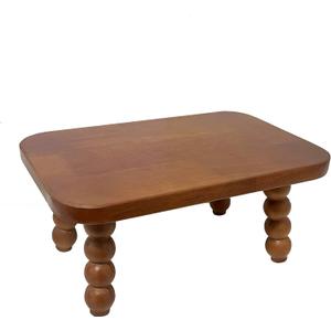 JUIOETURHeavy Duty Wooden Step Stool for Adults - 330 lb Capacity w/Detachable Legs - Tool-Free Assembly Step Stool for Office, Bathroom, Garden & Bedroom Storage (Brown)