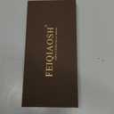 FEIQIAOSH Winter Leather Gloves for Women, Cashmere Lined Touchscreen Gloves for Texting, Premium Soft Sheepskin Warm Glove, Small