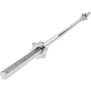 Sunny Health & Fitness 60-Inch Chrome Barbell Bar or High-Density Foam Barbell Pad  Strength Training Gear for Squats, Deadlifts, Hip Thrusts, Bench Press, Lunges & Full-Body Home Gym Workouts