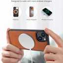 OCASE for iPhone 14 Case Detachable Wallet Case with Card Holder, 2 in 1 Pu Leather Flip Folio with RFID Blocking Stand Wrist Strap Shockproof Phone Cover 6.1 Inch, Brown