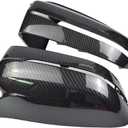 AJHLJ Carbon Fiber Rearview Mirror Cover Side Mirror Caps for BMW 3 4 5 7 8 Series G20 G21 G22 G23 G26 G30 G31 G11 G12 G14 G15 G16 2017-2021 (Carbon Fiber)