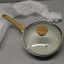 SENSARTE Nonstick Ceramic Frying Pan with Lid 8/9.5/10/11/12.5 Inch Omelet Pan Skillet, Free of Intentionally Added PFAS/PTFE Non-toxic Chef's Pan Induction Compatible Pan, Heat Resistant Handle