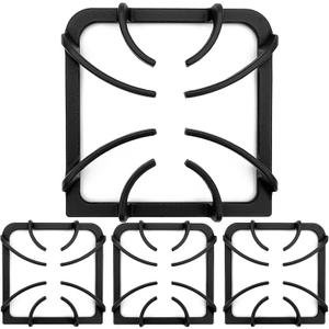 316202405 Cast Iron 4 Burner Grate Replacement for Frigidaire Gas Oven Stove grate Range Stove Top Parts 8-7/ 8'' x 8-7/ 8''