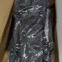 Snorkel Fins, Swim Fins Travel Size Short Adjustable for Snorkeling Diving Adult Men Women Open Heel Swimming Flippers (US Men 8.5-11.5 / Women 9.5-12.5), Black)