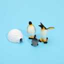 ONEST 18 Pieces Mini Penguin Figurines Toy Set Realistic Arctic Animals Toys Penguins Cake Toppers Polar Small Penguin Figures for Kids Birthday Gift