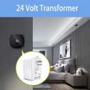 24V 40VA Transformer, Doorbell Transformer Plug in Compatible with Nest, Ecobee, Sensi, Honeywell All Versions of Ring Doorbell Thermostat (Wireless White, 40.0, Watts)