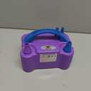 NuLink Balloon Pump Electric Portable Dual Nozzle Air Pump for Balloons Blower Pump Inflator for Decoration, Birthday Party [110V~120V, 600W, Purple]