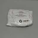 Anmao Non-See-Through Valance Kitchen Curtains 18 Inch Length 2 Panels Set, Bright White Privacy Light Filtering Semi Sheer Over Sink Short Cafe Curtain Tiers for Small Windows, 25W x 18L, Pure White