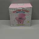 Cotton Candy Machine, Mini Cotton Candy Maker for Kids, Pink Vintage Candy Maker for Christmas Gift, Home, Birthday Family Party, Includes 20 Cotton Candy Sticks & Sugar Scoop
