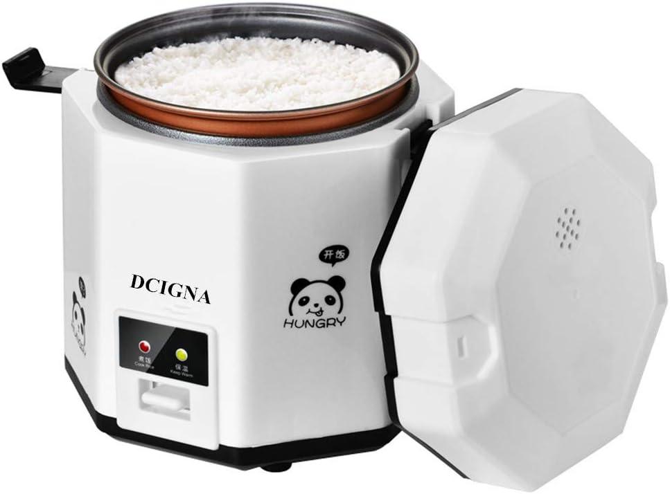 1.2L Mini Rice Cooker, Electric Lunch Box, Travel, Small, Removable Non-stick Pot, Keep Warm Function, Suitable For 1-2 People - For Cooking Soup, Rice, Stews, Grains & Oatmeal (Stainless Steel)