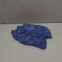 DecorUhome Cozy Faux Fur Throw Pillow Covers 18x18 Set of 2 Decorative Soft Plush Striped Modern Farmhouse Boho Couch Pillow Cases with Velvet Back for Sofa Bed Living Room, Blue