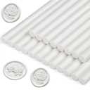 Paxcoo 20pcs Sealing Wax Sticks, Wax Seal Sticks, Glue Gun Sealing Wax Sticks for Wedding Invitations, Letter, Envelope, Cards and Crafts (White)