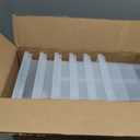 Akro-Mils ReadySpace Large Stackable Plastic Storage Bins, 6-Pack, Clear
Open-Front Stackable Bins For Garage, Pantry, Closet & Office, 14,8"L X 8"W X 7"H, Nests When Empty, Durable Plastic,