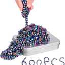 yuzshin Magnetic Balls Desk Fidget Toys 600pcs Mini Magnet Beads Ferrite Putty for Adults for Office