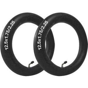 12.5 x 2.25 Inner Tube, 12 1/2 x 2 1/4 Replacement Inner Tube, Compatible with 12.5X1.75 12.5 X 1.95 12.5 X 2.125 Inner Tubes, for Bicycle and Razor Pocket Mod Bella Electric Scooters (2 Pack)
