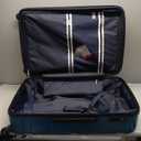 Coolife Luggage Expandable(only 28") Suitcase PC+ABS Spinner Built-In TSA lock 20in 24in 28in Carry on (Caribbean Blue., L(28in).)