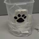 1 Pack Upgraded Dog Food Storage Container with Measuring Cup, Portable Pet Food Containers with Upgraded Large Spout and Cup for Dogs, Cats, Birds, Small Animals (Cream)