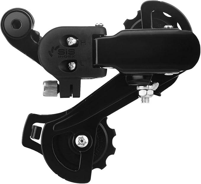 Bicycle Rear Derailleur, 6/7/Speed Direct Hanger Mount for Mountain Bike, Aluminum Alloy 18/21Speed Speed Rear Derailleur, Bike Repair Accessories
