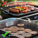 5 x Rear Grease Gate for Blackstone Griddle,Blocks Food from Falling into Rear Grease Trap & Compatible with All Blackstone Griddle Accessories