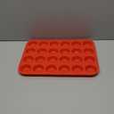 CAKETIME Silicone Muffin Pan Mini 24 Cups Cupcake Pan, Nonstick Food Grade Silicone Mold Baking Pan 1 Pack