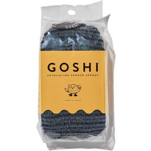 Goshi Exfoliating Shower Sponge, Gray