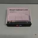 Anweller Smart Cabinet Lock, Hidden No Drill Adhesive Baby Proofing Child Proof Drawer Locks, Keyless RFID Bluetooth Cabinet Locks for Adults File Kitchen Cupboard Closet Liquor - Black