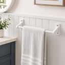 Design House Dalton Towel Bar, 18", White