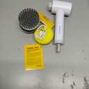 Electric Spin Scrubber, Power Cleaning Brush with 3 Heads, Cordless Waterproof Shower Scrubber with Dual Speed, Perfect for Cleaning Bathroom, Tile, Cars, Floor. Electric Scrub Brush for tub