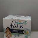 Pampers Pure Protection Baby Diapers, Size 1 (8-14 lbs), 132 Count, Up to 100% Leakproof, Premium Plant-based Skin Protection, Hypoallergenic Soft Diapers