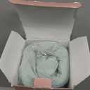 Momcozy Baby Lounger, Breathable Cotton Infant Support Cushion, Mint Green | Infant Support Cushion with Cotton Cover, Great for Newborns, Portable & Machine Washable