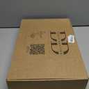 C Table, Premium Solid Acacia Wood, Adjustble Hight and Tablet Holder, Side Tabel for Sofa and Bad (Walnut Medium Brown)