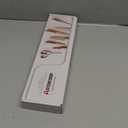 Astercook Knife Set, 13 Pieces Kitchen Knives Set with Healthy Anti-Rust Coating, Dishwasher Safe, Stainless Steel Chef Knife Sets with 6 Blade Guards, Perfect Holiday Gifts for Kitchen (Large, Cream)