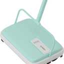 Eyliden Carpet Sweeper, Mini Size Lightweight Hand Push - No Noise, Non-Electric, Easy Manual Sweeping Only for Carpet Cleaning (Mint)