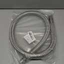 Industrial Grade Compressor Jumper Hose, 3/4" NPT Male x 48" Length, 750F450 PSIBoth Sides Fittings Rotate FreelyFlexible Whole body Stainless Steel Metal Hose