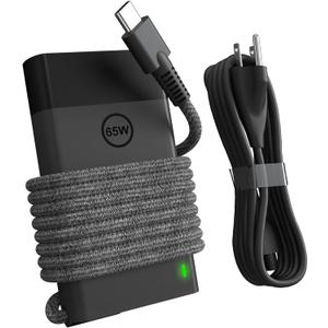 New Slim 65W Watt USB Type C Laptop Charger for HP Spectre X360, Envy X360, HP Computer Chromebook, EliteBook X360, Zbook, ProBook, Elite X2, Replacement for Fast Charging Travel AC Adapter Power Cord