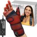 sticro Wrist Thumb Brace Heating Pad for Arthritis and Carpal Tunnel Relief, Hand Heating Pad for Sprains Trigger Thumb, Tendonitis Pain Relief - Left Right Hand (S/M) (Black Wrist Thumb Brace)