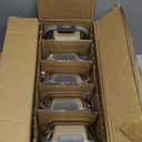 KOMUEE 10 Pack Glass Food Storage Containers, Meal Prep Containers with Lids, Airtight Glass Lunch Boxes, Freezer, Oven, and Microwave Safe