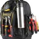 Olympia Tools Tool Backpack, Moulded Waterproof Base, Padded Shoulder Straps, Breathable Padded Back for Comfort