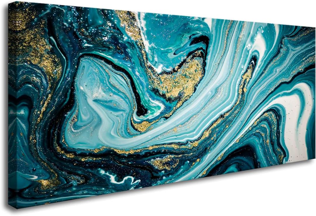 XXMWallArt FC2762 Abstract Texture Wall Art Marble Vortex Canvas Prints Painting for Living Room Bedroom Kitchen Home and Office Wall DecorWall Decor Home Decor, 48"L x 24"W