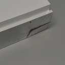 RICHER HOUSE 5 Set White Floating Shelves, Wall Mounted Shelves for Wall Decor, Modern Picture Ledge Shelf with Lip for Storage Nursery, Bedroom, Living Room, Bathroom - White