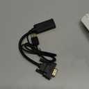 HDMI to DisplayPort Adapter [1 Pack], 4k@60Hz HDMI to DP Converter, Aluminium Male to Female Adapter Compatible with PC, Graphics Card, Laptop and More (1.96 inch)