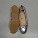 SM New York Silver Women's Flats Shoes, Size 8
