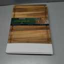 Wood Cutting Boards for Kitchen, Acacia Wooden Cutting Board Set, Charcuterie Board, Large Solid Chopping Board for Meat, Cheese, Fruit, Vegetables (set of 3)