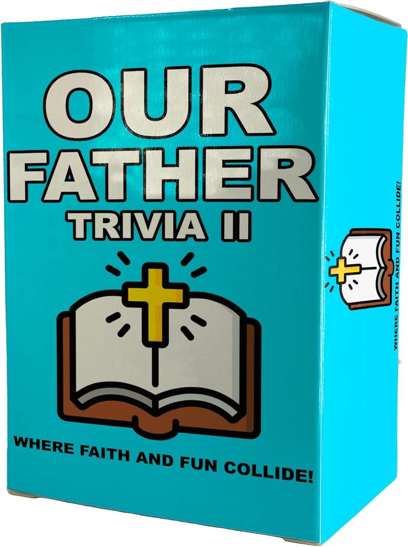 Our Father 2 Bible Trivia Game – A Fun and Faith-Based Christian Bible Game for Adults and Teens – Perfect for Bible Study Nights and Sunday School Activities