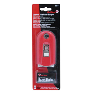 Red Devil 3219 Soft Grip Push Pull Window Scraper with 5 Blades